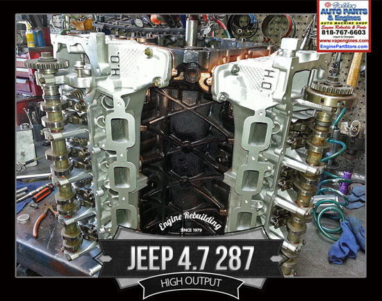 02-04 Jeep Grand Cherokee 4.7 engine rebuild high output