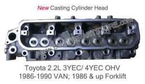 86-90 toyota 3yec/4Yec cylinder head