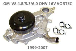 GM Water Pump- GM V8 4.8/ 5.3/ 6.0 99-07