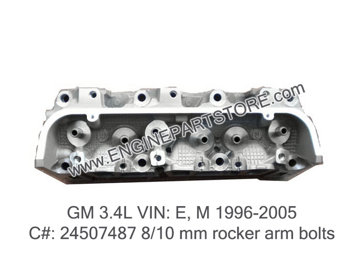 96-05 chevy gm pontiac 3.4 v6 bare head