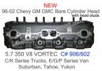96-02 chevy gm 5.7 350 vortec cylinder head