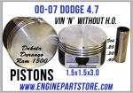 00-07 dodge 4.7 pistons. Dakota, durango