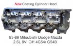 83-89 dodge mitsubishi 2.6 4G54/G54B 8V head