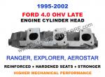 95-02 Ford aerostar 4.0 ohv late engine cylinder head