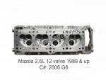 89-94 mazda 2.6 12v cylinder head 2606/G6