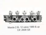 89-94 mazda 2.6 cylinder head 2606/G6