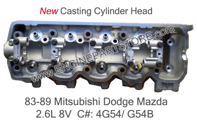 83-89 dodge mitsubishi 2.6 4G54/G54B 8V head