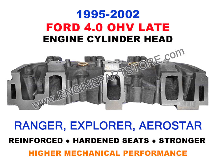 95-02 Ford 4.0 OHV Late engine cylinder head