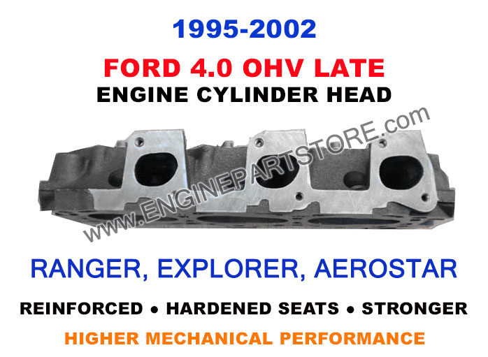 95-02 Ford aerostar 4.0 ohv late engine cylinder head