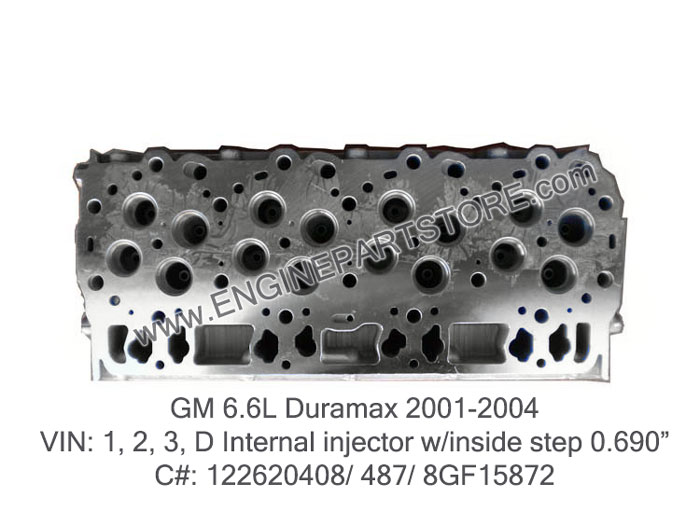01-04 gm diesel 6.6 duramax head LB7