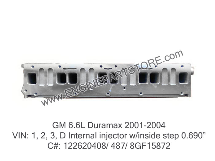 01-04 gm diesel 6.6 duramax cylinder head