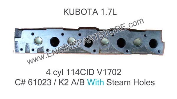 kubota excavator 1.7 V1702 cylinder head